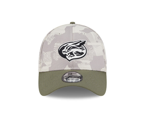 2025 Armed Forces Day New Era 39THIRTY Camo Hillcats Hat