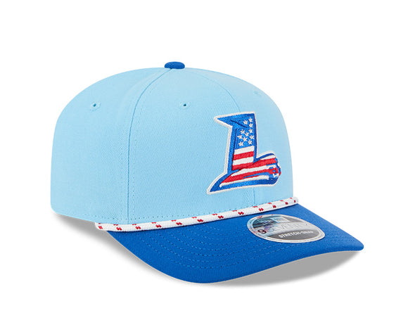 Lynchburg Hillcats 2025 New Era July 4th 9SEVENTY Stretch Snap Cap