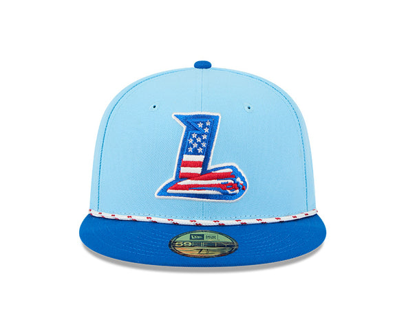 Lynchburg Hillcats 2025 July 4th New Era 59FIFTY Fitted Cap
