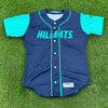 Lynchburg Hillcats Adult Alternate Blue & Teal Jersey