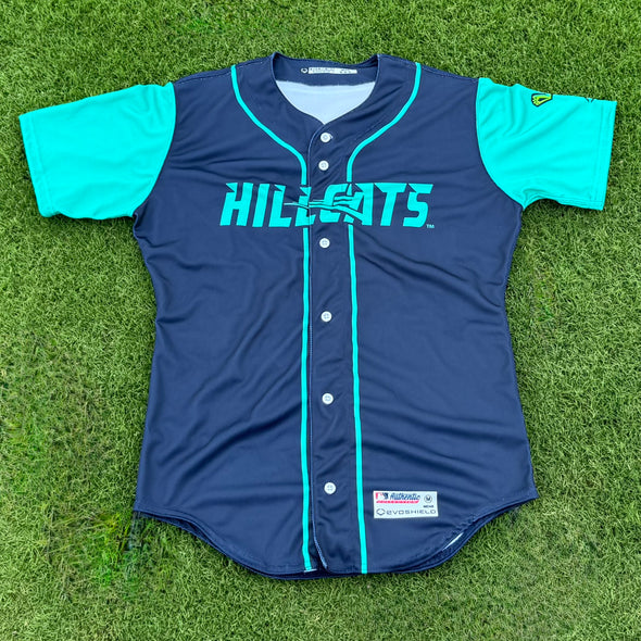 Lynchburg Hillcats Adult Alternate Blue & Teal Jersey