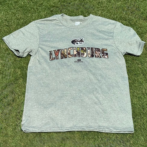 Lynchburg Hillcats Green Mossy Oak Tee