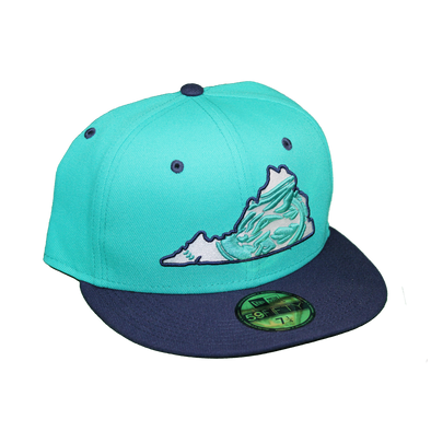 Hillcats High Crown Teal Fitted Cap (Limited Supply Available)